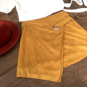 Forever 21 Mustard Skirt